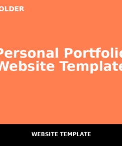 Personal Portfolio Website Template